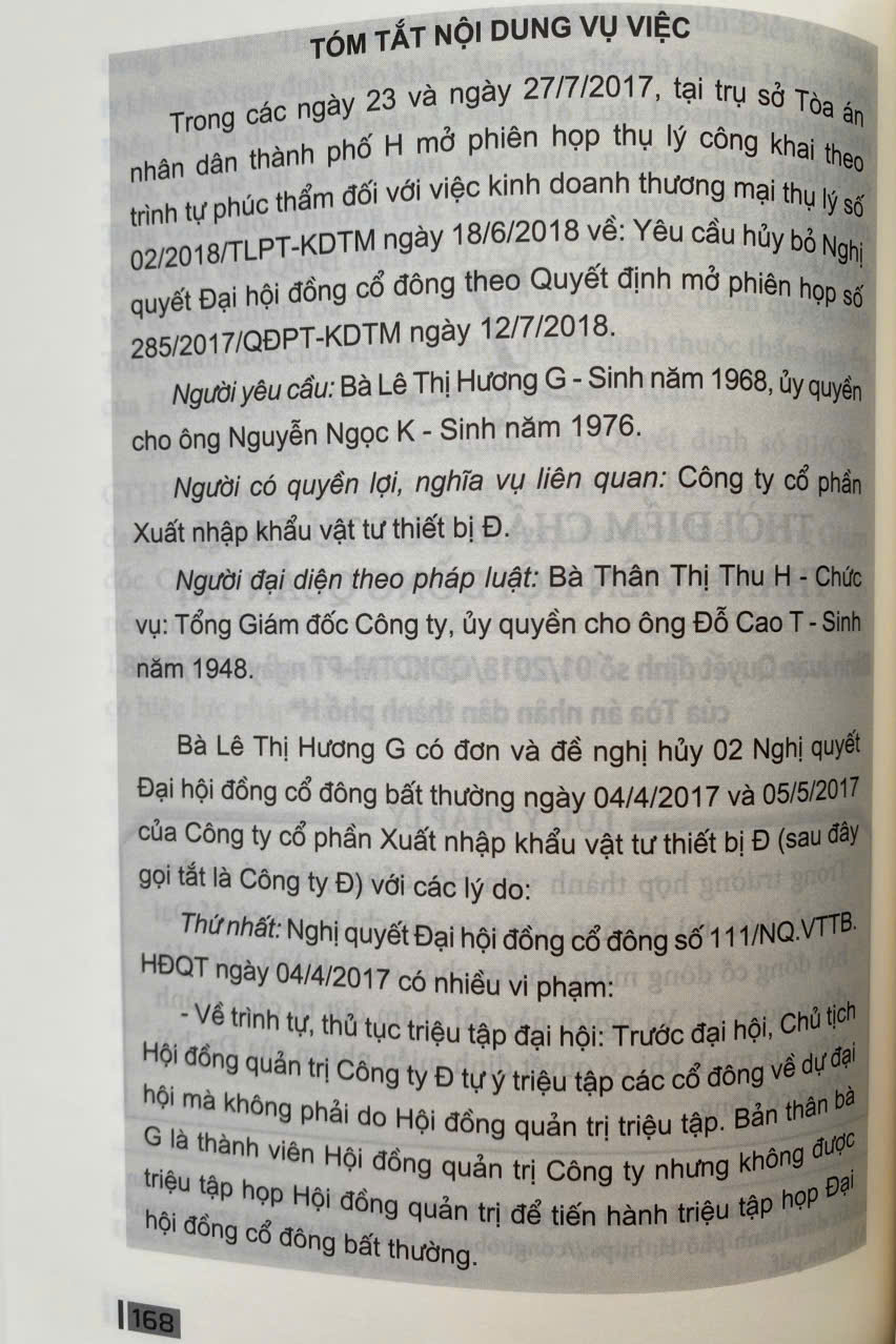 Quản Trị Công Ty Thực Chiến - Bản Án Và Bình Luận