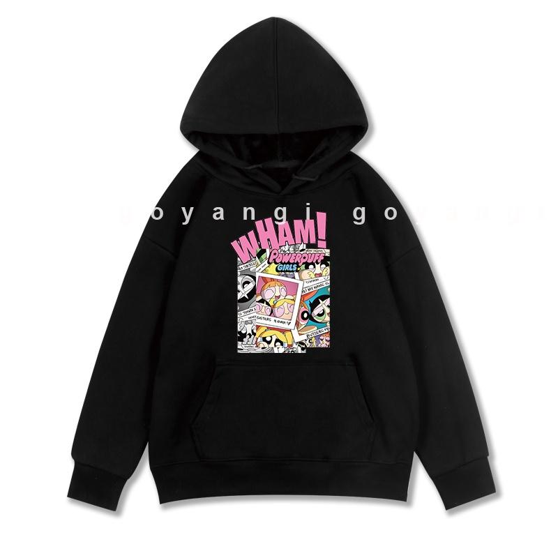 Áo Hoodie GYG Unisex PowerGirl 2 Form Rộng Oversize Phong Cách Hàn Quốc