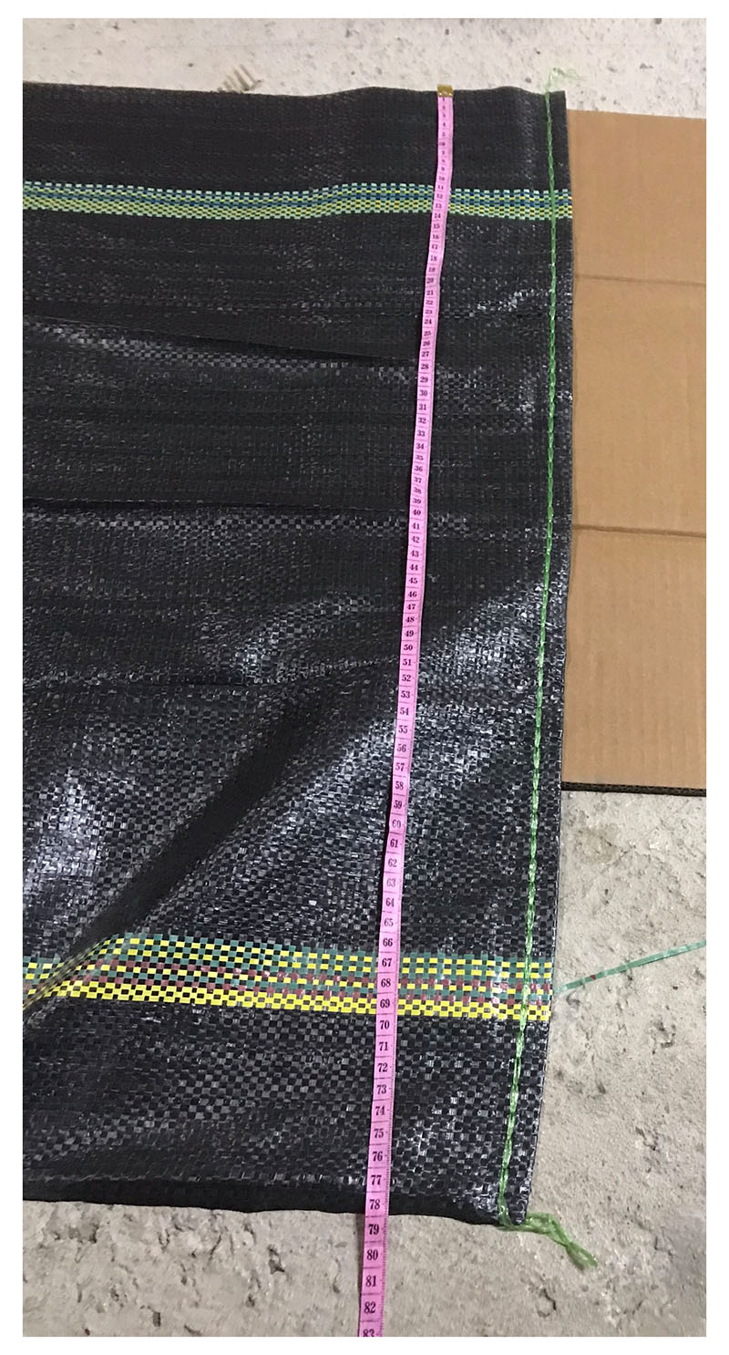 20 Bao tải dứa đựng hàng màu đen kích thước 120x80cm