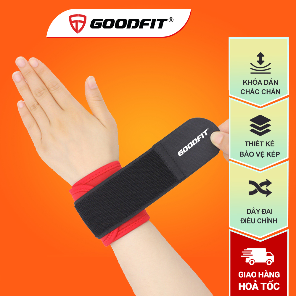Băng bảo vệ cổ tay tập thể thao GoodFit GF306W có thể điều chỉnh
