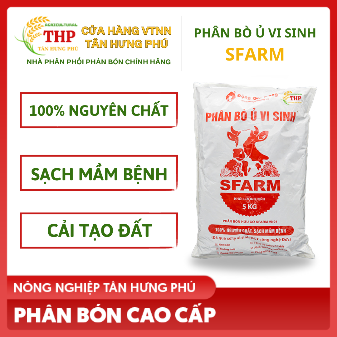 PHÂN BÒ Ủ VI SINH 5 KG