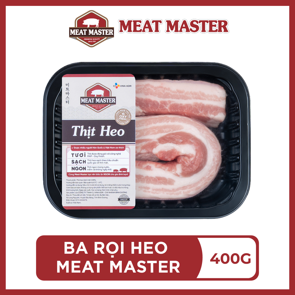Ba rọi heo Meat Master - Giao Nhanh
