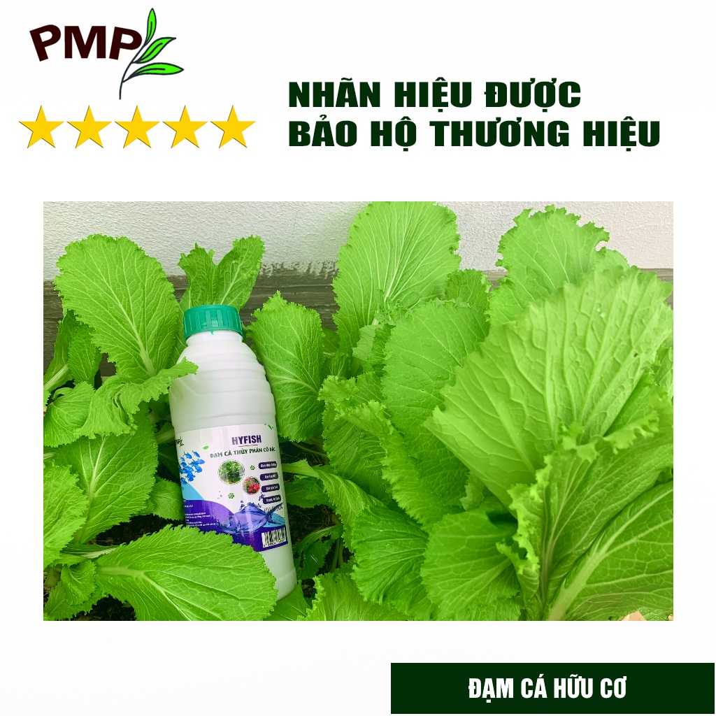 Phân đạm cá hữu cơ Hyfish PMP cho rau sạch, hoa, cây cảnh, cây ăn trái