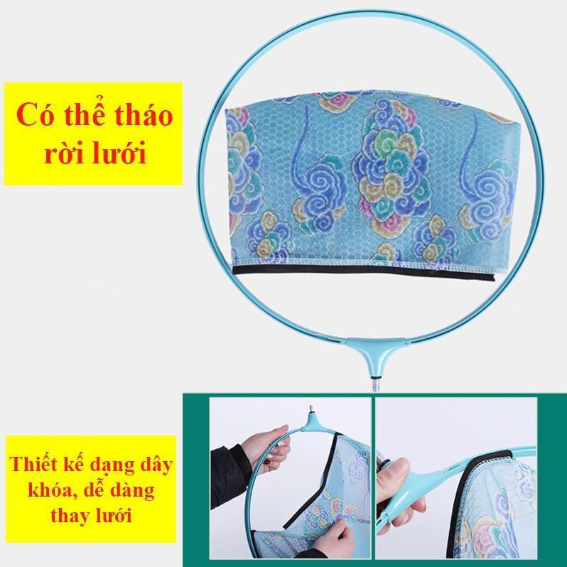 Mặt Vợt Cá Carbon vành tròn 35cm 40cm Chuyên Câu Đơn Câu Đài LK-2