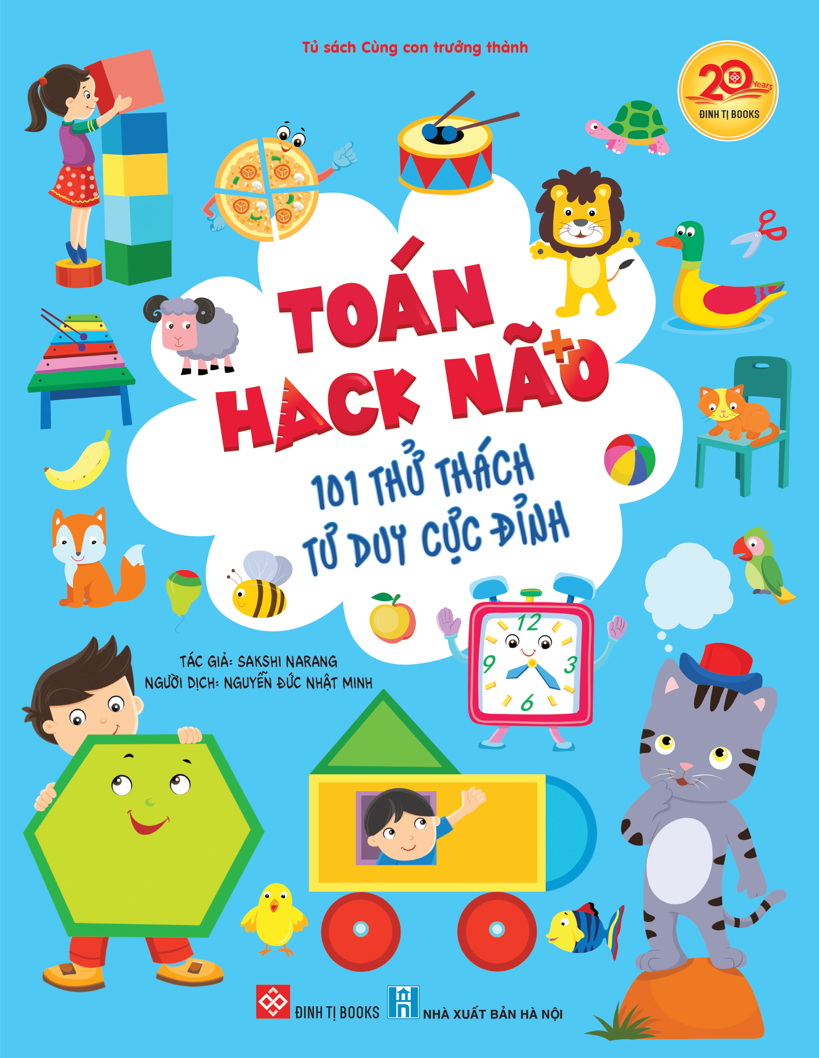 Sách - Toán Hack Não - 101 Thử Thách Tư Duy Cực Đỉnh