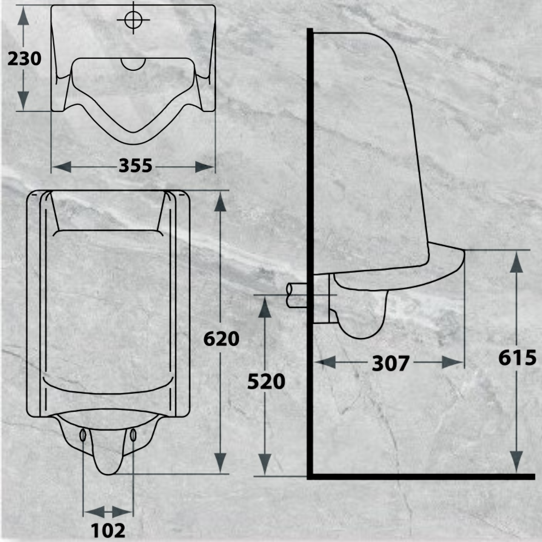 BỒN TIỂU NAM MÃ S-6904