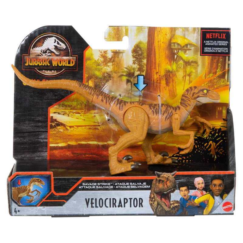 Đồ Chơi Mô Hình JURASSIC WOLRD MATTEL Khủng Long Săn Mồi Tốc Độ Claw Slash HBX32/GCR54