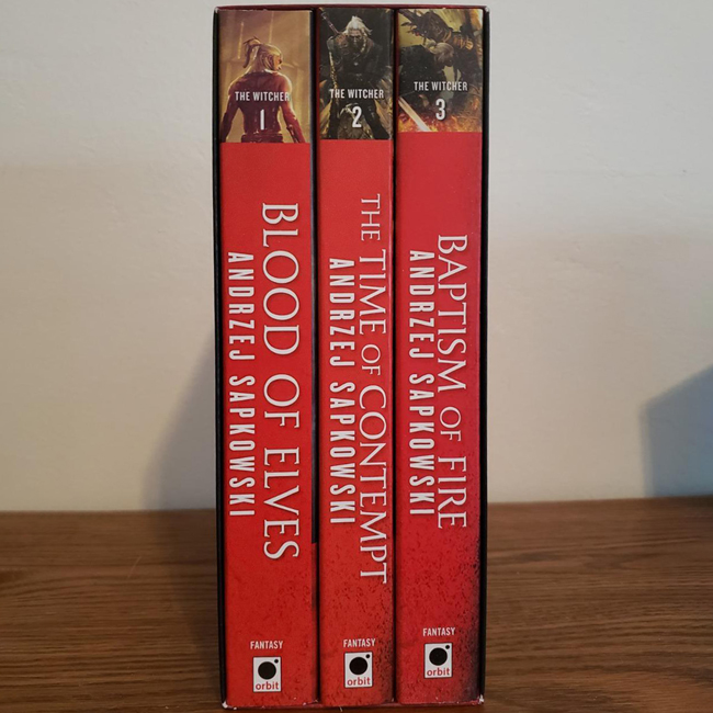 The Witcher Boxed Set: Blood of Elves, The Time of Contempt, Baptism of Fire