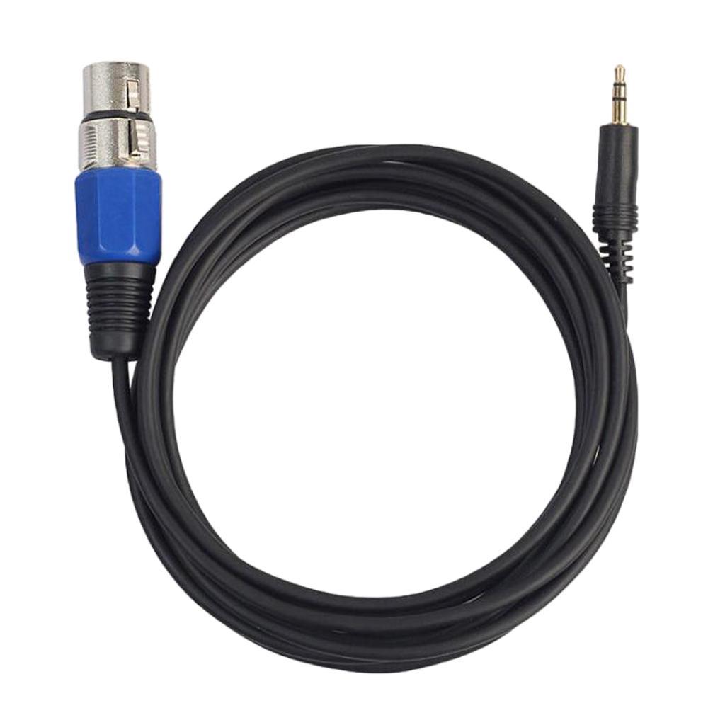 1.5 m Male Plug 3.5mm  Audio Cable Mic Adapter to XLR Female for Speaker