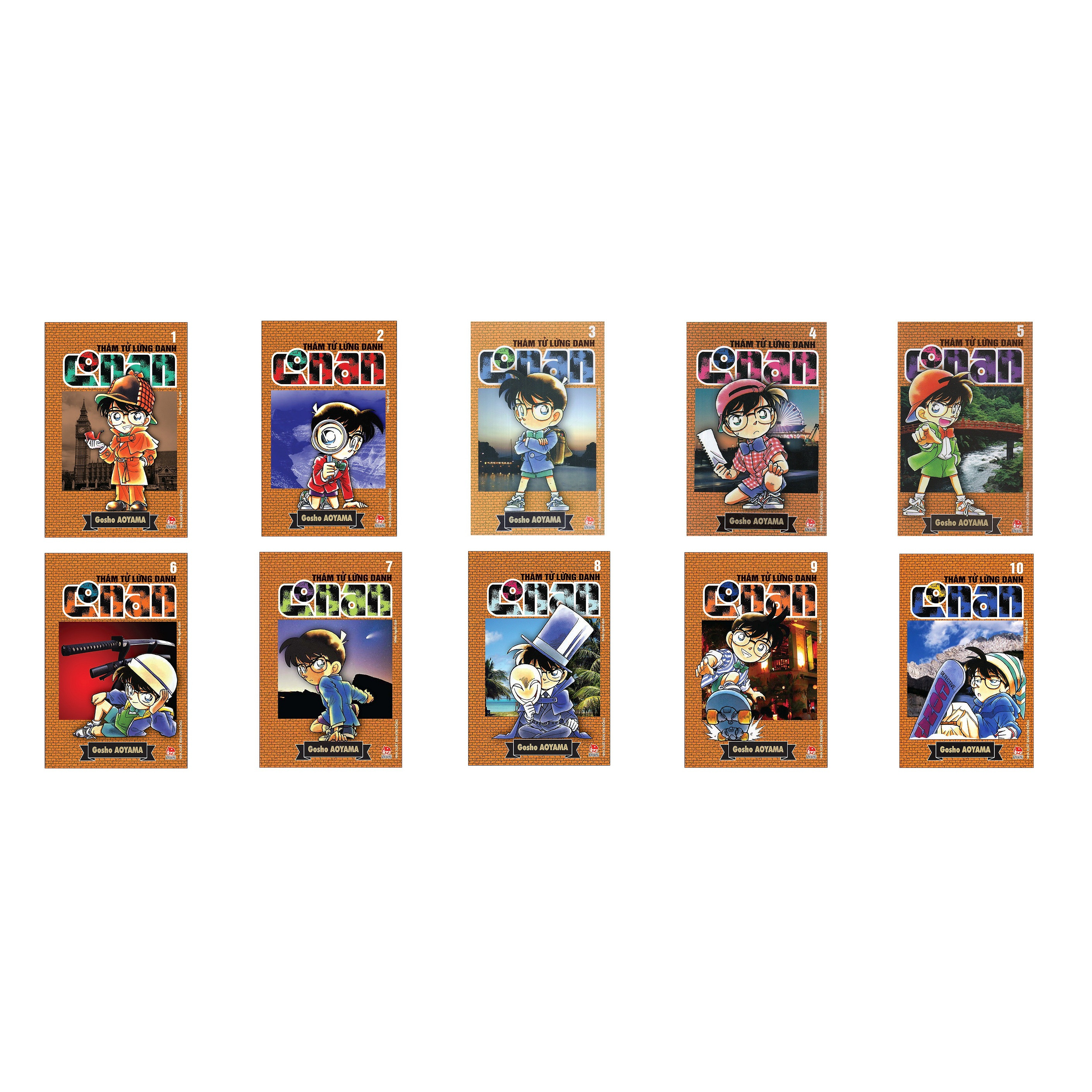 Combo Thám Tử Lừng Danh Conan Tập 01 - 10