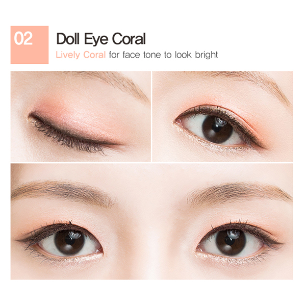 Bộ bút trang điểm mắt đa năng sắc màu rạng rỡ phiên bản 2 BEAUTY PEOPLE Radiant Girl Doll Eye Special Makeup Set Season 2