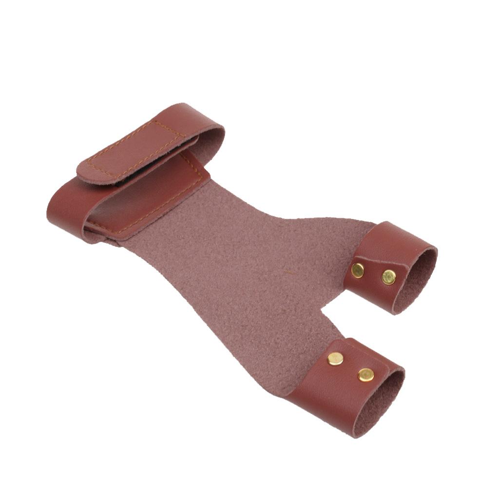 Archery Protector Glove 2 Finger Hand Guard for Archery Bow Shooting Hunting