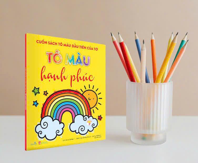 Sách - Cuốn Sách Tô Màu Đầu Tiên Của Tớ - Tô Màu Hạnh Phúc