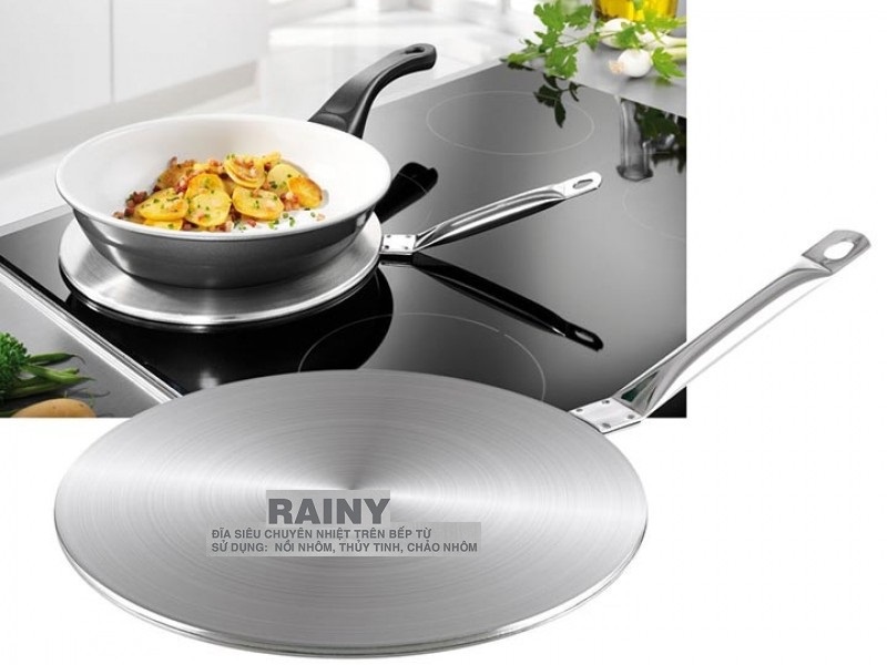 Đĩa siêu chuyển nhiệt dành cho bếp từ Rainy 24cm