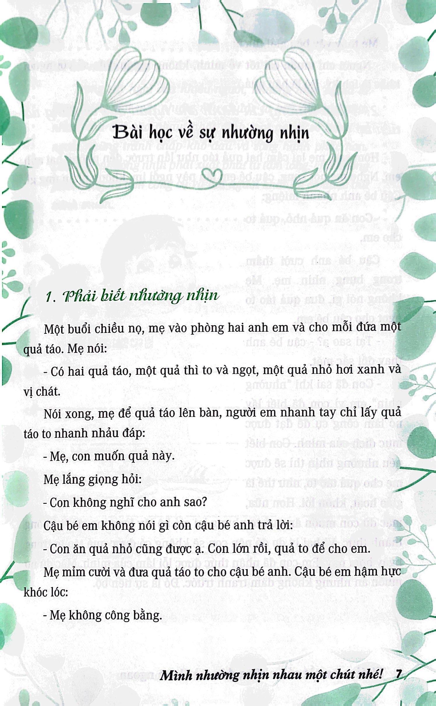 Thói Quen Tốt Của Những Đứa Trẻ Chăm Ngoan - Mình Nhường Nhịn Nhau Một Chút Nhé!