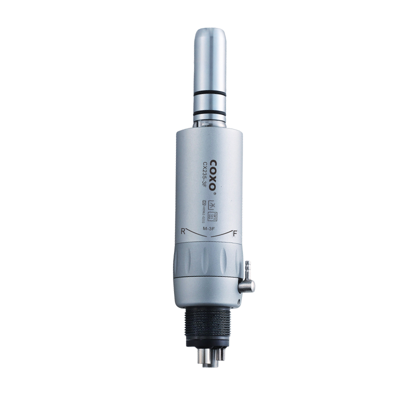 COXO CX235-3F cầm tốc độ thấp Nút nhấn kiểu E Mũi thẳng Hình nón Chốt tương phản Góc 2/4 lỗ Nha khoa