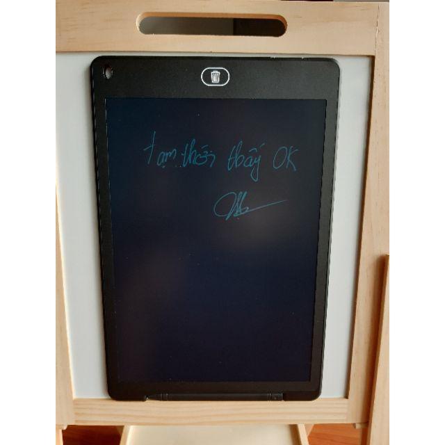 Bảng viết, bảng vẽ điện tử LCD cỡ lớn 12 inch ghi nhớ việc quan trọng, làm quà tặng cho bé