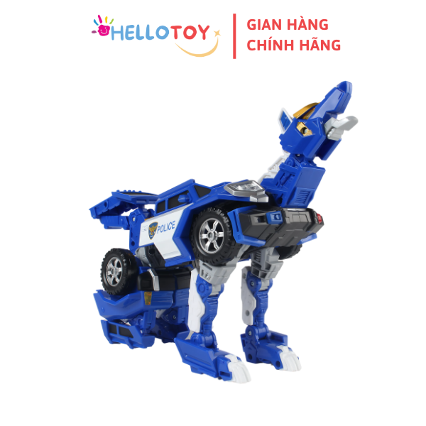 Đồ Chơi Mô Hình Lắp Ráp Xe Hơi Biến Hình Cỡ Lớn HELLO CARBOT True Police