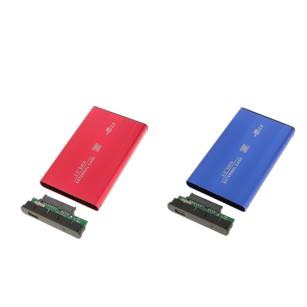 USB2.0 High-speed 480Mbps SATA External 2.5" SSD HDD Hard Drive Enclosure Laptop Disk Case with USB Cable