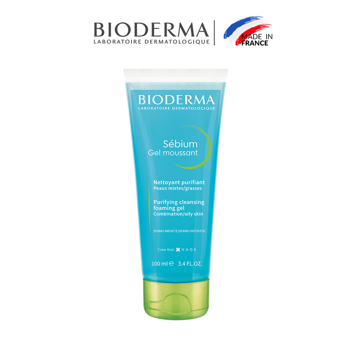 Gel Rửa Mặt Tạo Bọt, Không Chứa Xà Phòng Bioderma Sebium Gel Moussant