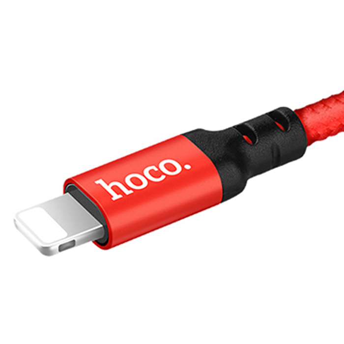 Cáp Sạc Lightning Dây Dù Hoco X14 2m Cho iPhone Siêu Bền - Hàng Chính Hãng