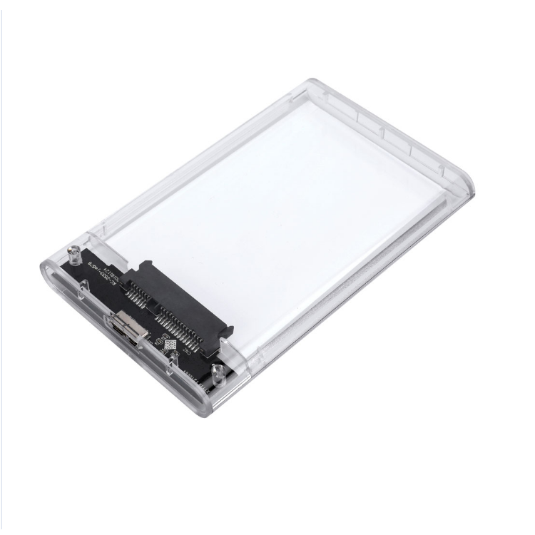 Hộp box đựng ổ cứng laptop 2.5inch trong suốt External Case chuẩn USB 3.0 - Hàng chính hãng