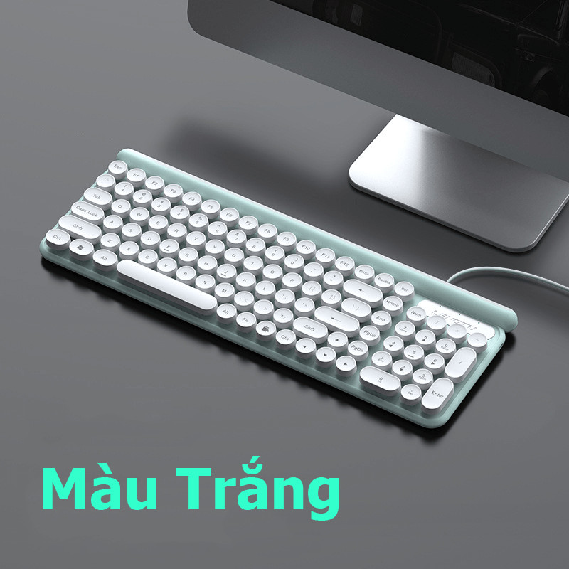 Bàn Phím Có Dây L4 dùng cho văn vòng, pc, laptop, tivi  các ký tự được in lụa thiết kế thời trang, chất lượng cao - Giao Ngẫu Nhiên