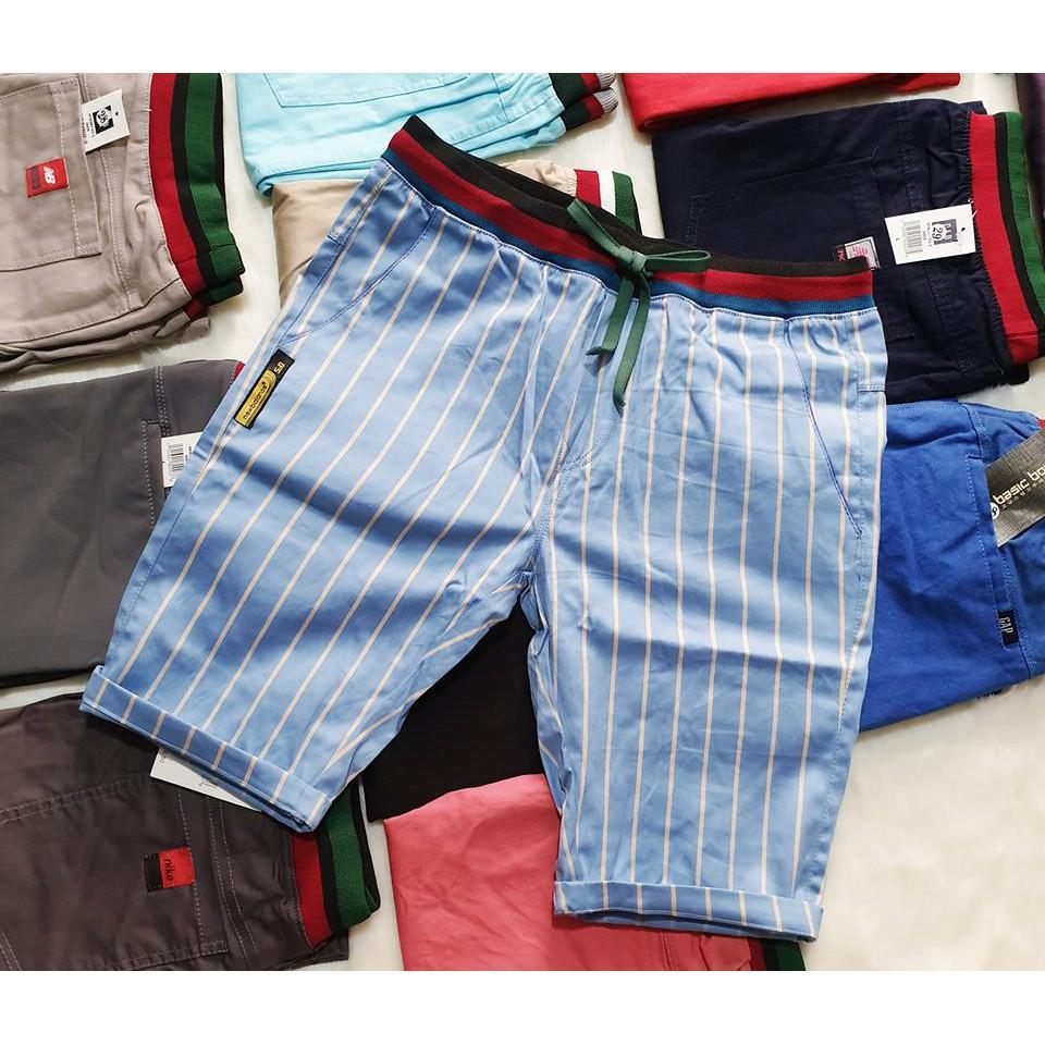 SHORT KAKI LƯNG THUN NAM VẢI SỊN