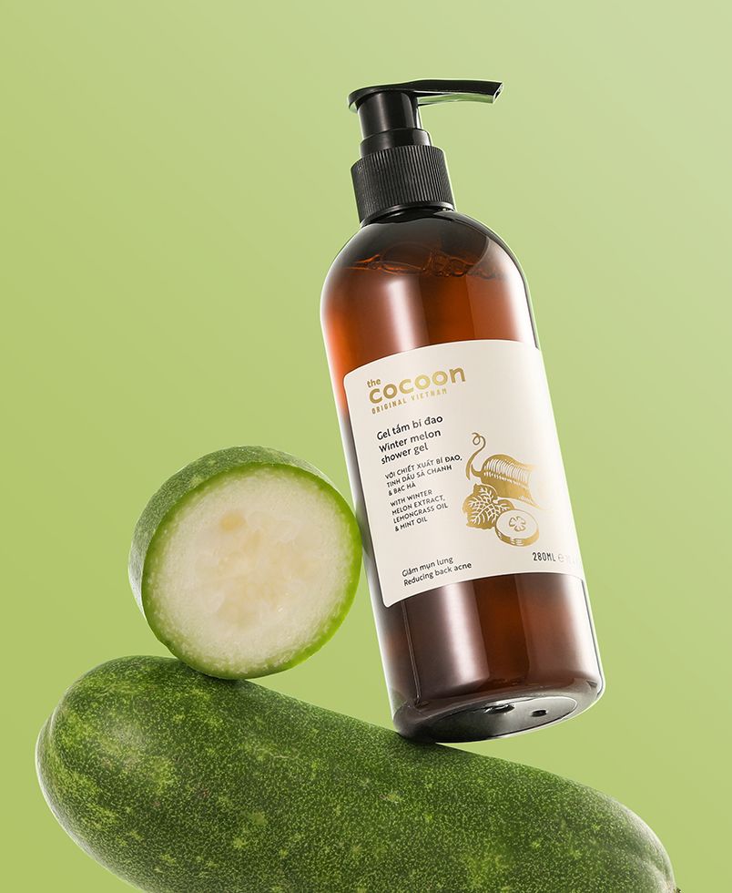 Gel tắm bí đao Cocoon 300ml (winter melon shower gel)