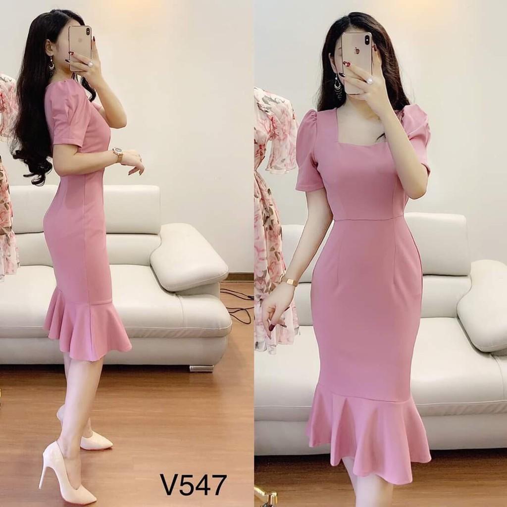 Váy dự tiệc tay con đuôi cá