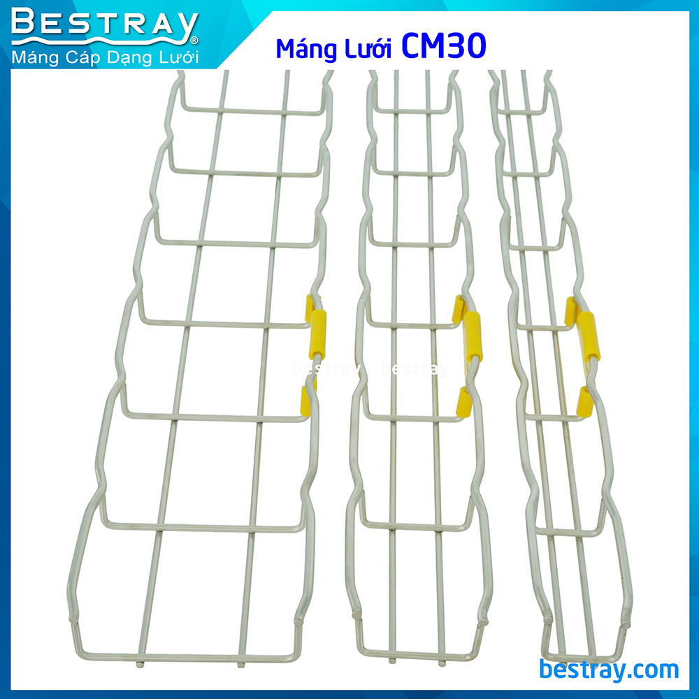 Máng Cáp Dạng Lưới Inox 304 - Thép | Các Loại Máng Lưới Bestray| Mã SP CM30