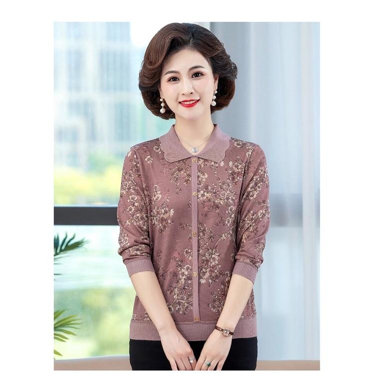 Áo len dệt cao cấp cho người trung niên, người già