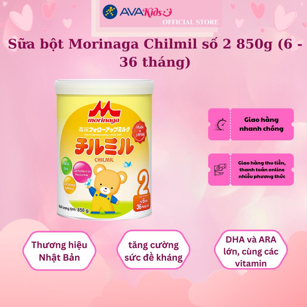 Sữa bột Morinaga Chilmil số 2 850g (6 - 36 tháng)