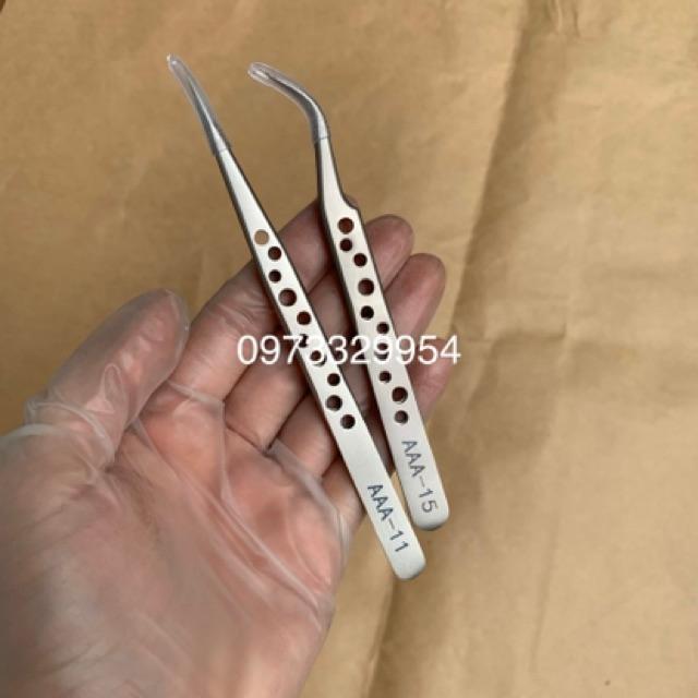 Nhíp lỗ gắp classic, nhíp tách nối mi cao cấp Tweezers lỗ