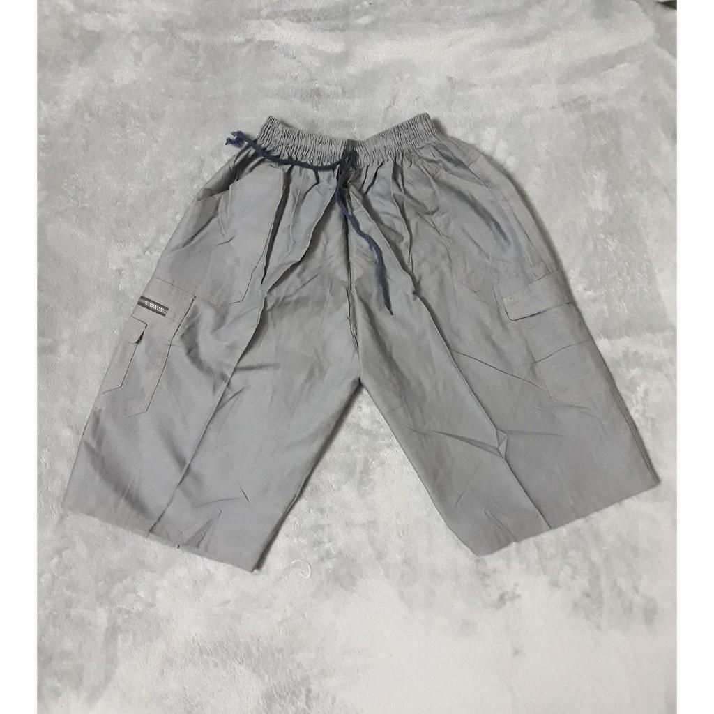 QUẦN SHORT KAKI LƯNG THUN TÚI HỘP FREE SIZE 60kg - 80kg