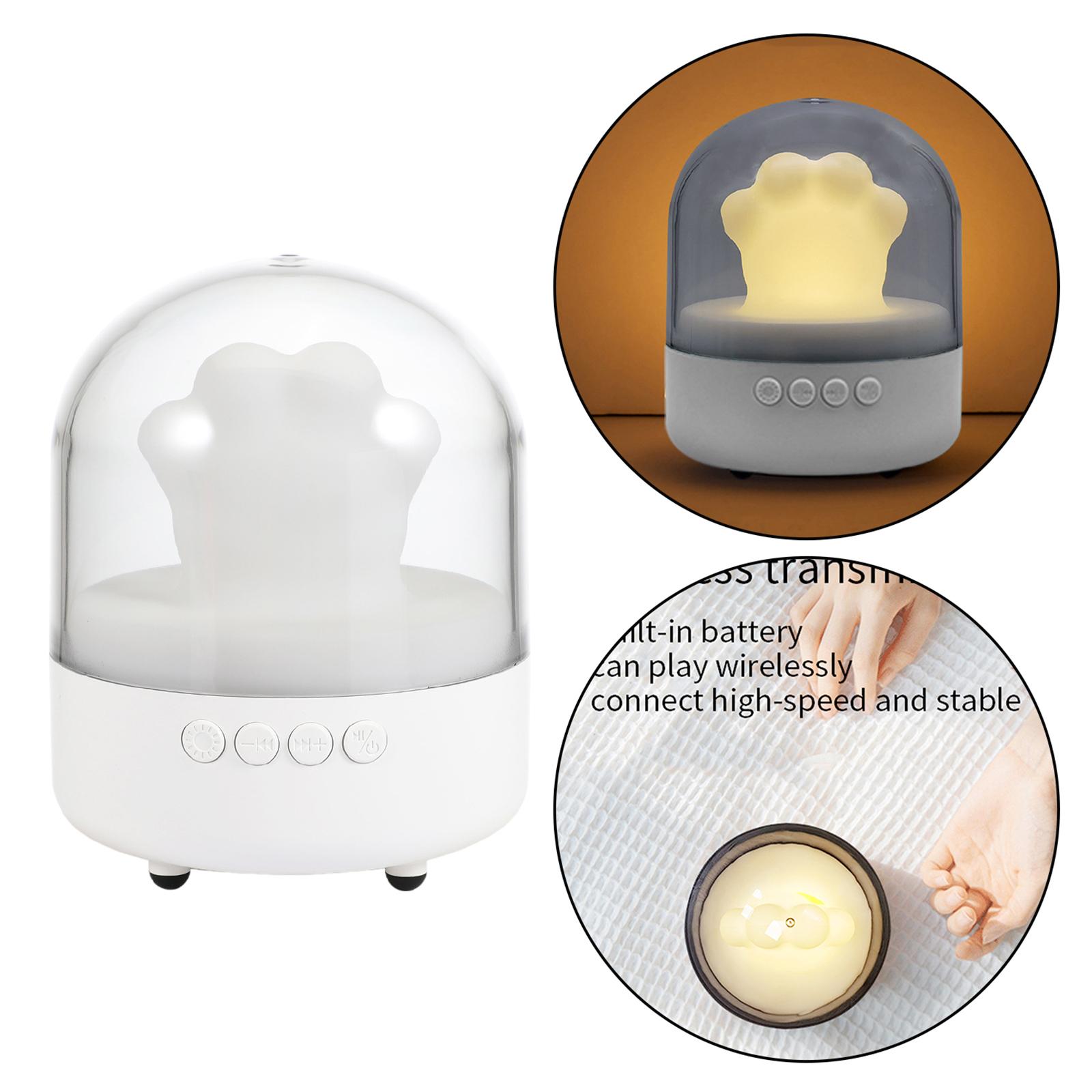 Night Light Bluetooth Speaker Table Music Player for Girl Kids Teens