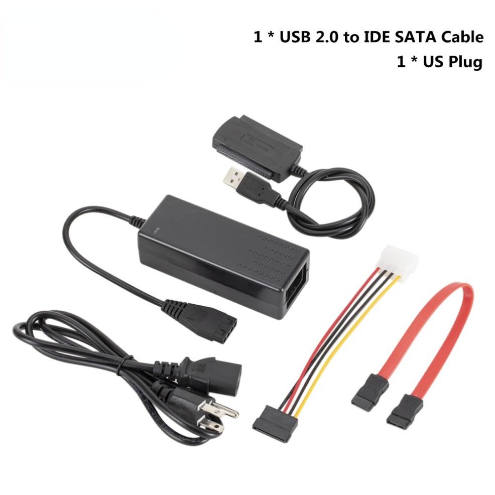 USB 2.0 Sata 3 Cable SATA to USB IDE Adapter High Speed For 2.5 3.5 Hard Disk Drive HDD SSD Converter IDE SATA Adapter