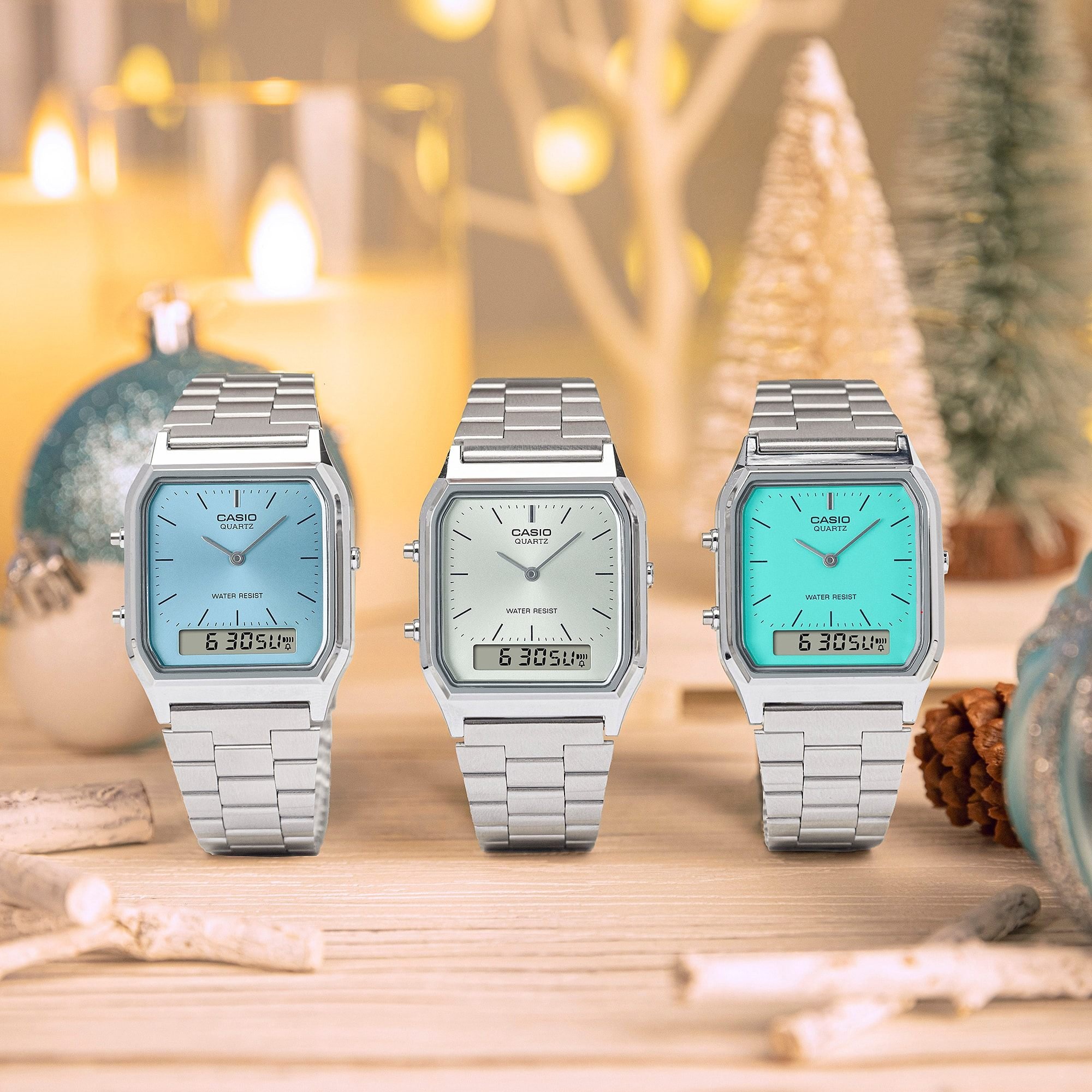 ĐỒNG HỒ CASIO NỮ AQ-230A-2A2MQYDF CHÍNH HÃNG