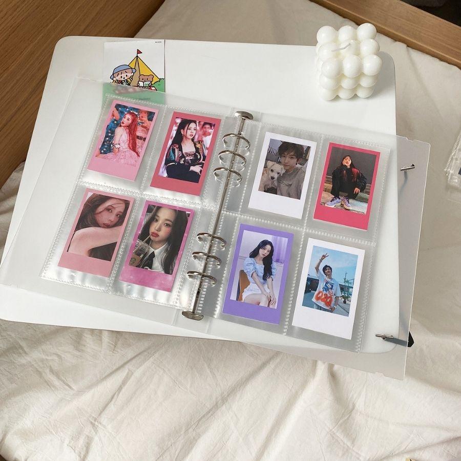 Sheet Meet chứa ảnh nhiều kích thước trong suốt A5 6 lỗ đựng card, banner, strip cho binder