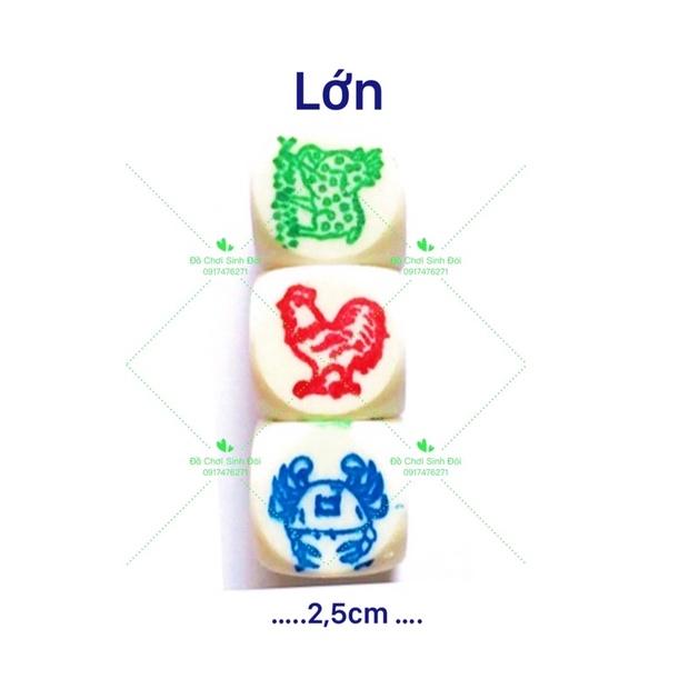 Cờ bầu cua sút sắt đá lớn 2,5cm