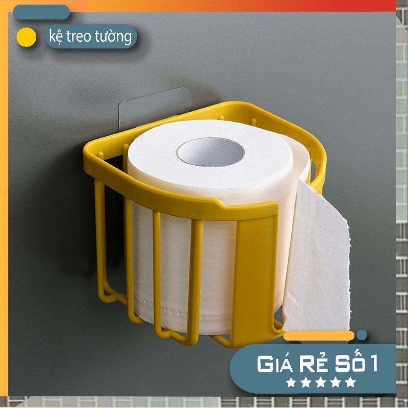 Giá kệ đựng cuộn giấy vệ sinh dán tường vô cùng tiện lợi