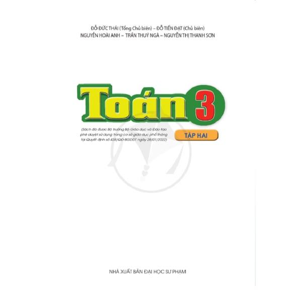 Toán lớp 3 tập 2 - Cánh Diều