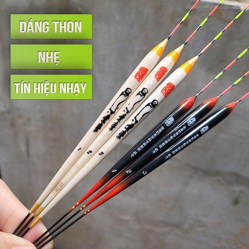 Phao câu rô Đạt Ma - Hắc Phi siêu nhạy tải chì 1.6g đến 2g giá rẻ