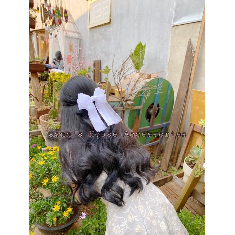 Kẹp nơ phối voan siêu xinh
