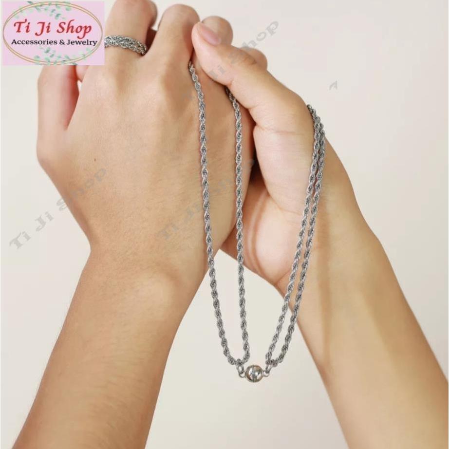 Cặp vòng cổ Nam Châm Cho Cặp Đôi