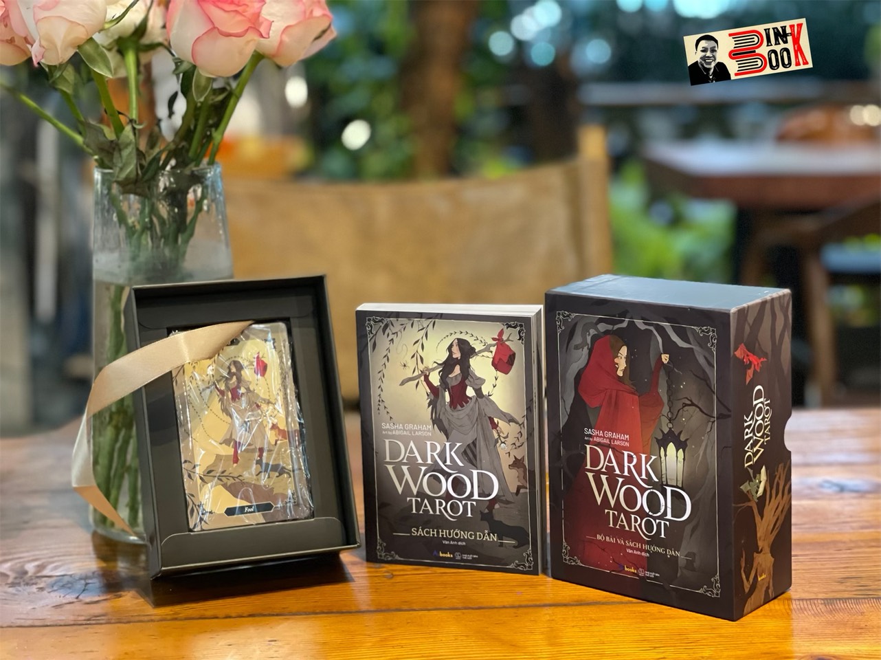[Boxset Việt hoá]  DARK WOOD TAROT (Bộ bài & Sách hướng dẫn) - Abigail Larson - Vân Anh - Asbooks - NXB Thế Giới.