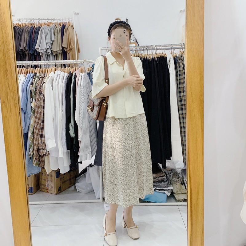 Sơ mi lụa tone pastel