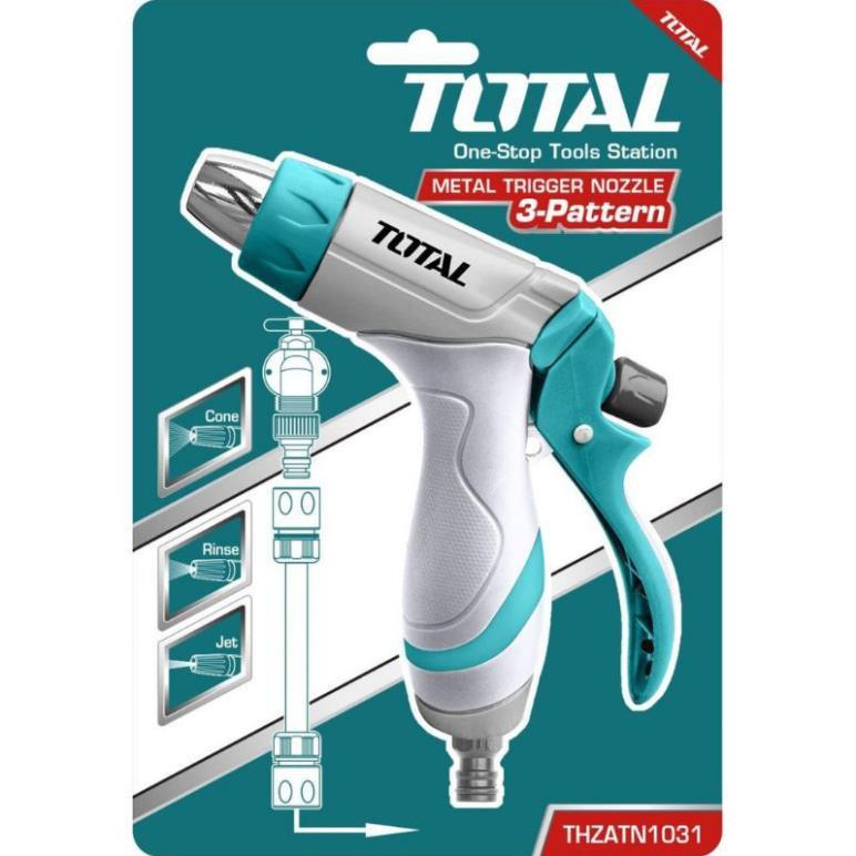 Vòi Xịt Phun Nước Tưới Cây Chỉnh Tia Lõi Kim Loại cao cấp TOTAL THZATN1031 - điều chỉnh 3 chế độ kiểu phun