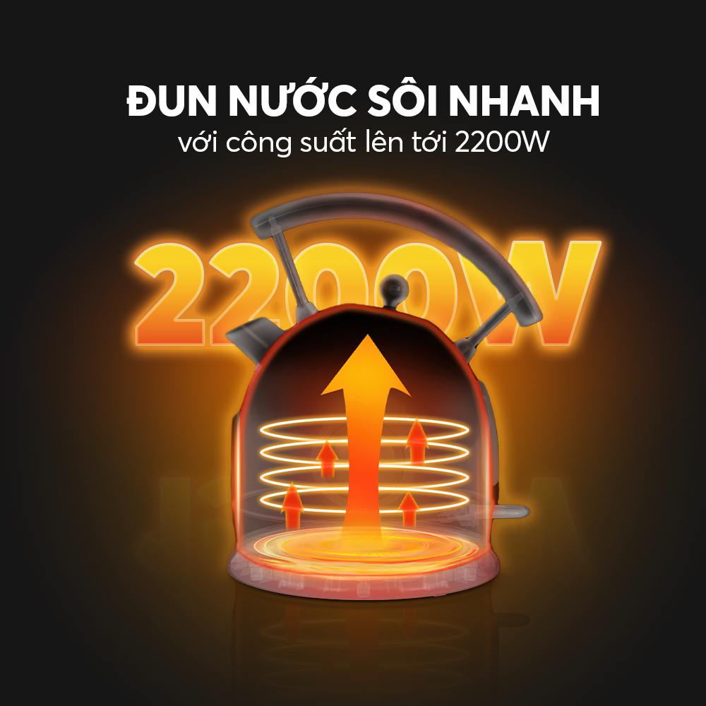 Ấm đun siêu tốc Elmich KEE-1776 - Hàng Chính Hãng