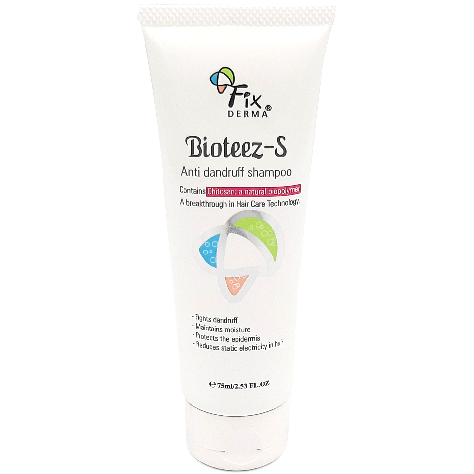 Fixderma  Dầu gội Giảm gàu Bioteez-S Shampoo (Tuýp 75g)